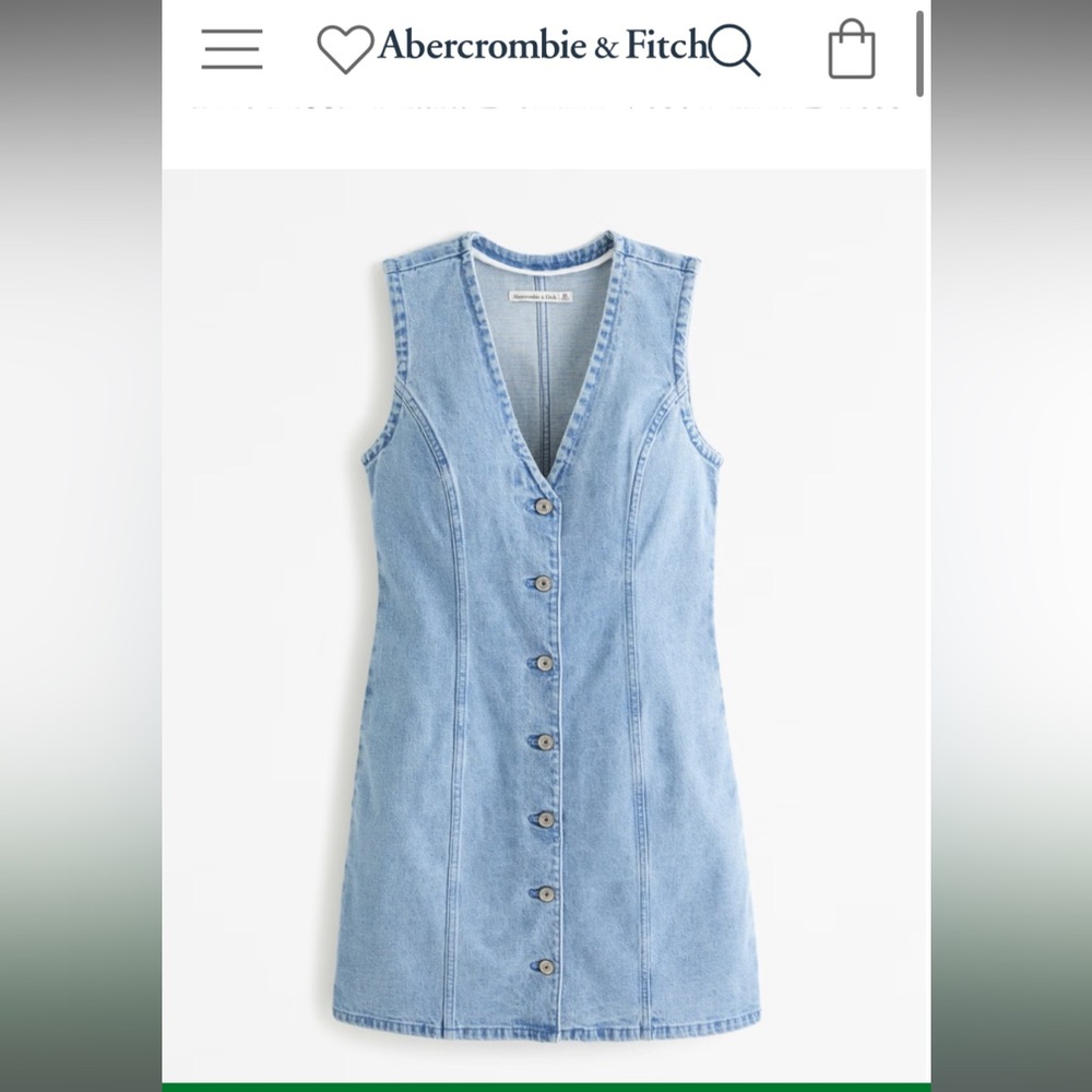 Abercrombie denim dress NEW WITH TAGS